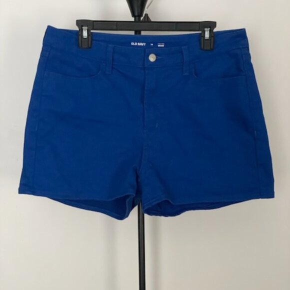 Old Navy Pants - Old Navy Women’s High Rise Wow Shorts Size 14 | Style 647410-00 | Blue Tanzanite